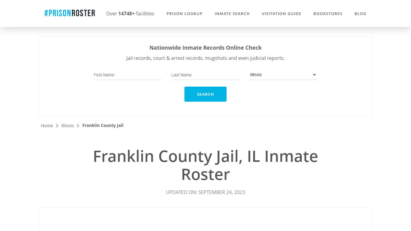 Franklin County Jail, IL Inmate Roster - Prisonroster